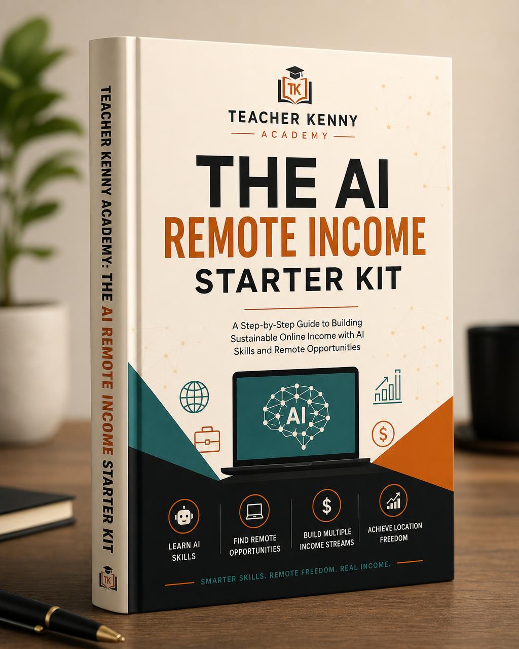 Cover of Teacher Kenny Academy: The AI Remote Income Starter Kit ebook